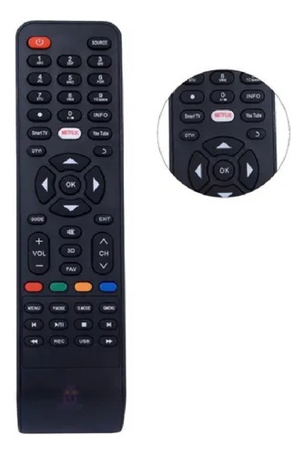 Controle Remoto Para Tv Philco Smart Botão Netflix Youtube