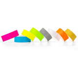 Pulseras Tyvek Lisas Inviolables Seguridad Identificacion Colores Eventos Piletas Boliches X 500u