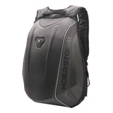 Mochila Porta Casco Impermeable Moto Kossok Thunder Storm Color Negro