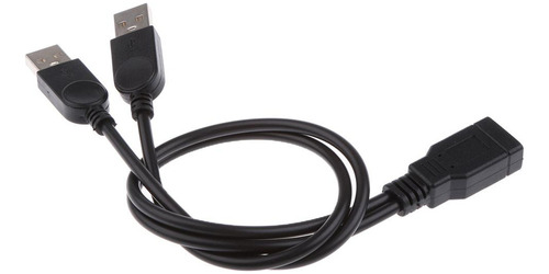 Cable Divisor Usb Hembra A Macho, Cable Hub De 2 Puertos (so