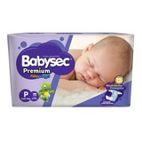 Babysec Premium Pañales P Pack 4 Paquetes