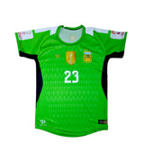 Camiseta Argentina Dibu 3 Estrellas Personalizada Verde Roja