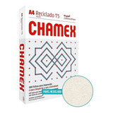 Papel Sulfite A4 Reciclado Chamex 75g Eco 210x297 500 Folhas