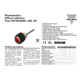 Sensor Fotoelectrico Difuso M18 Pnp No+nc Gavazzi 