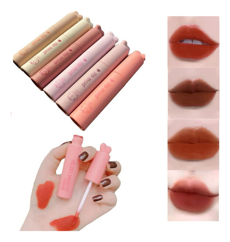 Labial Mate Efecto Terciopelo Lip Mud - Acabado Terciopelo Mate Color 206