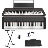 Kit Teclado Casio Casiotone Ct-s1 61 Teclas Bluetooth Preto