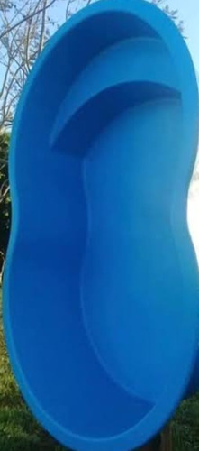 Piscina Feijão - Fibra De Vidro - 2,78x1,82x0,62 - Azul