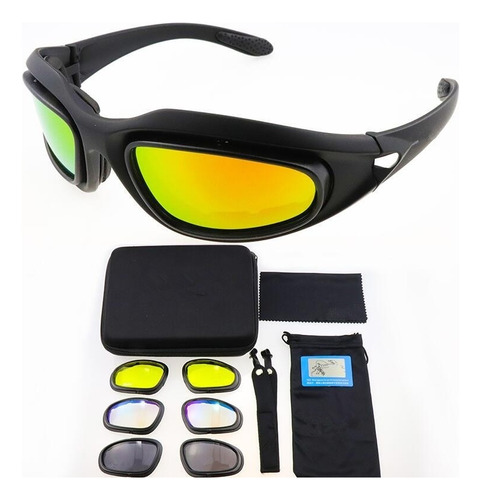 Gafas Polarizadas Tácticas For Ciclismo Y Motocicleta C5 .