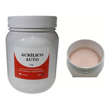  Resina Auto Polimerizável Rosa - Kit 1kg + 1lt