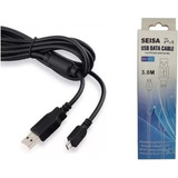 Cable Para Cargar Joystick Ps4 Micro Usb 3 Metros Con Filtro