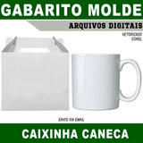 Gabarito Moldes Caixa Caixinha Caneca Corel