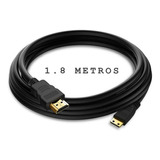 Cable Convertidor Mini Hdmi Macho A Hdmi Macho 1.8 Metros