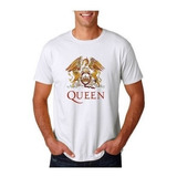 Polera Freddie Mercury Queen Logo Unisex Hombre Mujer  