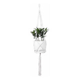 Macramé Colgador De Plantas De Algodón Para Exteriores, Con 