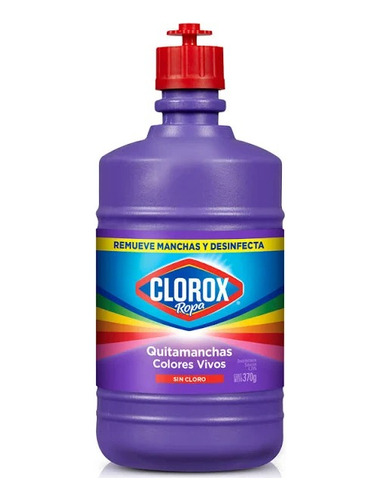 Quitamanchas Cloro Ropa Color Sin Cloro 370g Clorox