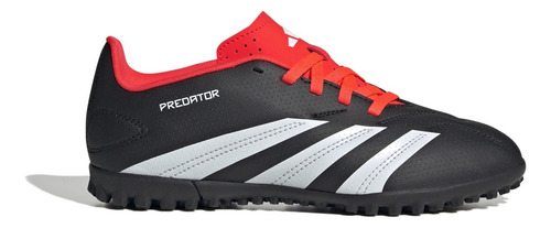 Tenis De Fútbol adidas Football Shoes (turf) Predator Club L Tf J Mdj97 Color Core Black/ftwr White/solar Red Con Suela Tf Apto Césped Artificial Niños 18.5 Mx