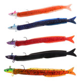 5pcs Jig Head Lure Señuelo De Pesca Suave Sink Worm