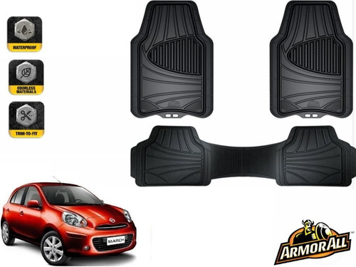 Kit Tapetes Negros Uso Rudo March 1.6l 2015-2020 Armor All 