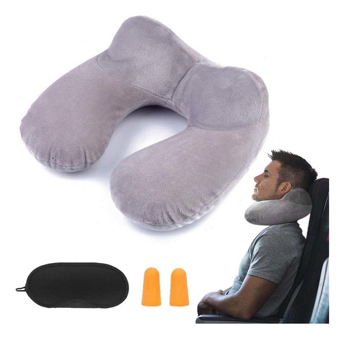 Almohada Para El Cuello, Almohada De Viaje, Inflable, Compac