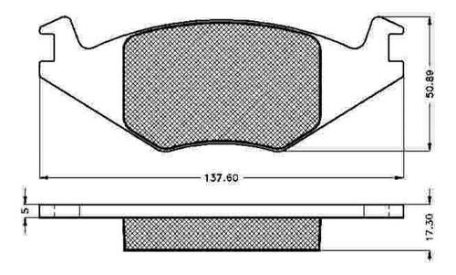 Pastillas Freno Para Seat Cordoba 1400 90/94 Delantera Icer Foto 4