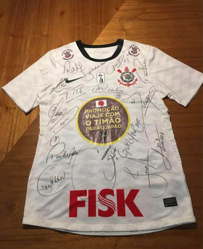 Camiseta Corinthians 2012 Autografada