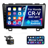 Estéreo De Coche 232g Para Honda Crv 2007-2011,  Android 13 