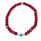 Pulsera Ojito Ojo Protector Piedras Checas Vs Colores