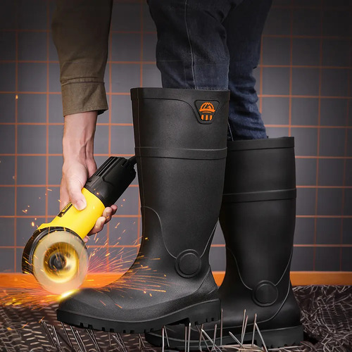Botas Impermeables Hombre Lluvia Seguridad Trabajo Casquillo | Envío gratis