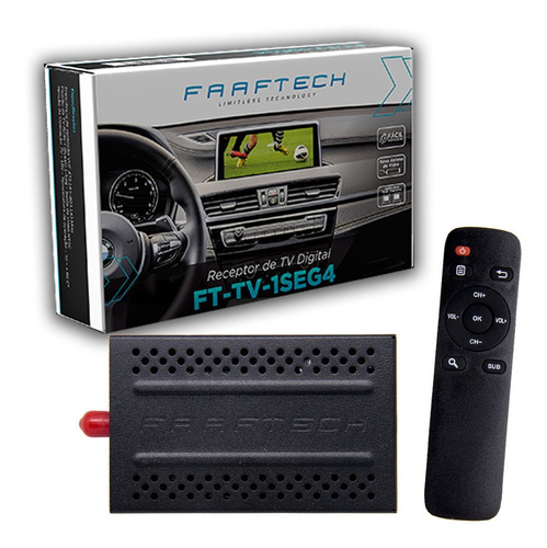 Receptor De Tv Digital Automotivo Faaftech Diversos Carros