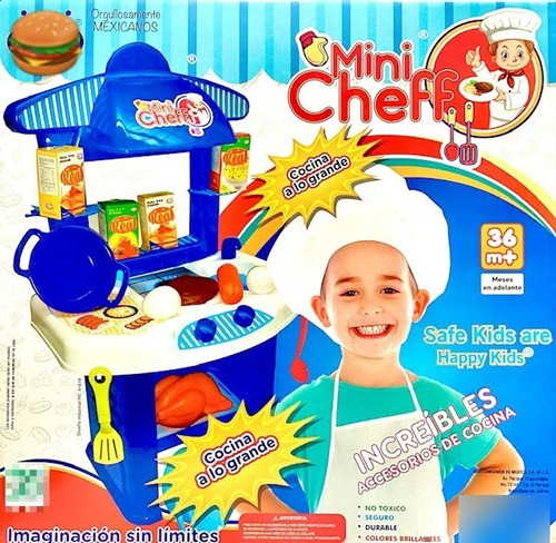 Mini Set De Cocina Mini Chef 