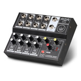Sound Mixer 8 Mezclador De Micrófono Portátil Con Sonido Usb