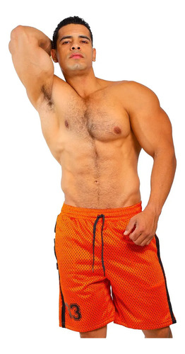 Short Deportivo Largo Para Hombre. Gym O Casual Fénix Fit