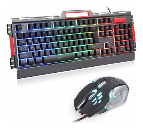 Combo Teclado Gamer + Mouse Gamer Retroiluminado K33