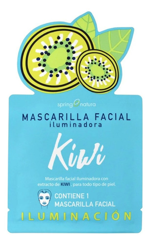  Spring Natural Mascarilla Facial Iluminadora Kiwi 25ml