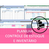 Planilha Controle De Estoque E Inventário Excel