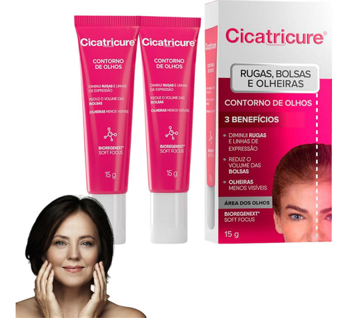 Kit Cicatricure Contorno Dos Olhos Creme De Olheiras E Rugas