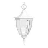 Lámpara Led Luminario Farol Exterior Colgante Cosmo Blanco