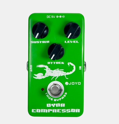 Pedal De Efecto Joyo Vintage Dynamic Compressor Jf-10  Verde