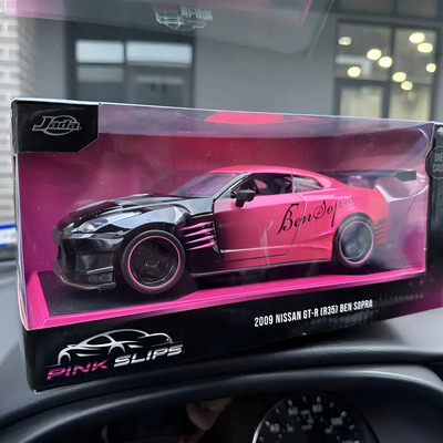 2009 Nissan Gt-r (r35) Ben Sopra Escala 1:24 Jada Color Negro\u002Frosa | Envío gratis