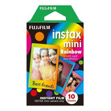 Filme Fujifilm Instax Mini Com 10 Fotos - Rainbow