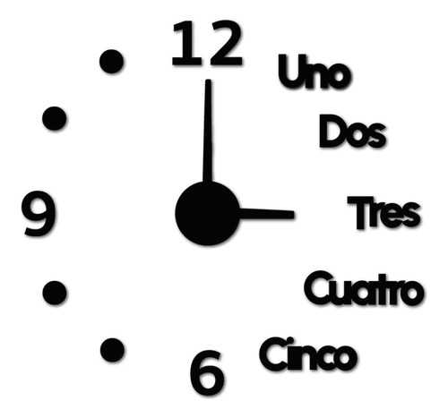 Reloj Madera Pared - Deco - Home - #ivar - 75 X 75 Cm
