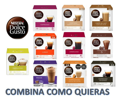 Oferta! Pack 9 Cajas De Capsulas Dolce Gusto - Envio Gratis