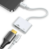 Adaptador Lightning A Hdmi 2x1 Compatible Con iPhone