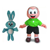 Boneco Cebolinha E Sansão Pelúcia 40 Cm Original