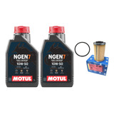 Kit Aceite Motul Sintetico Ngen7 10w50 Dominar 250 400ug