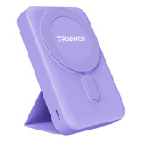 Power Bank 10000mah Magnético + Pd20w-carregamento Eficiente Cor Roxo