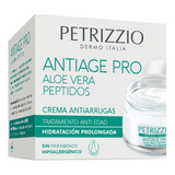 Crema Antiage Pro Aloe Vera Peptidos Petrizzio Dermo