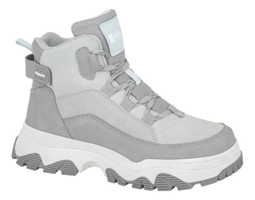 Bota De Dama Hiker Hummer 4361 Color Gris