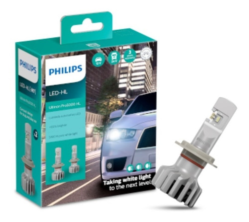  Farol Led Philips Ultinon Pro5000 H11/h8/h16 Fog