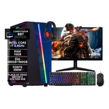 Pc Gamer I7 16gb Ssd 480gb + 960gb Gtx1650 4gb + 22  + Kit 